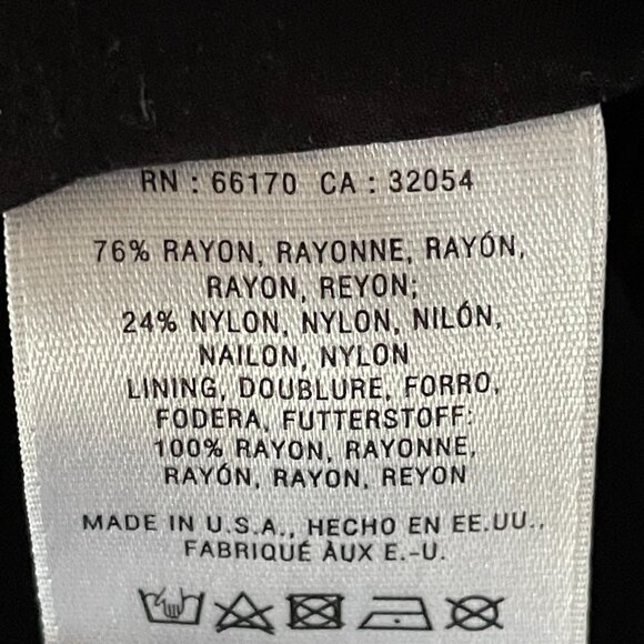 Anthropologie HD in Paris Black Boxy-Cut Blouse, Vertical Stripe, 3/4 Sleeve, 8 - Picture 4 of 8